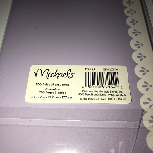 MICHAELS Journal 100 Page Ruled Sheet Flourish Set of 2 NEW! - Picture 11 of 13